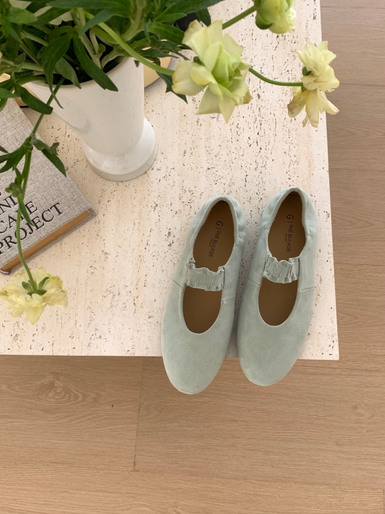 2026 Spring French Fairy Style Flat Mary Jane Shoes for Women Round Toe Soft Leather Low Heel - Image 2