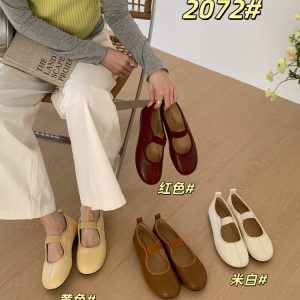 Retro Style Soft Leather Mary Jane Flat Shoes 2026 Spring New Round Toe Elastic Band Women's Loafers