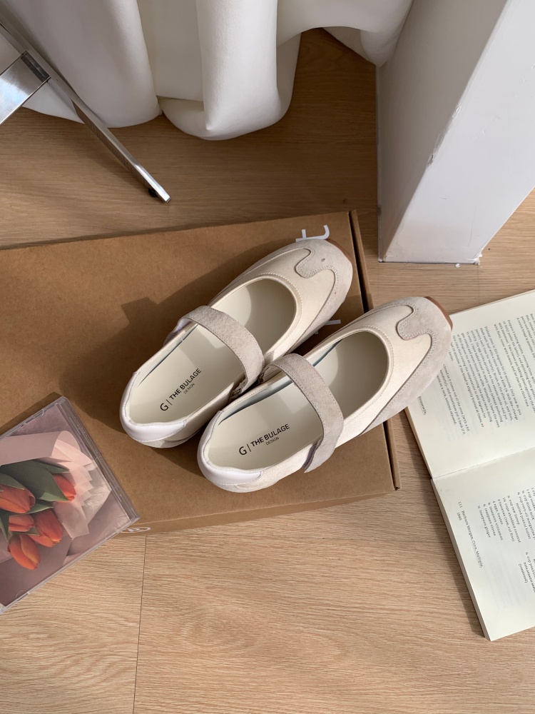 Genuine Leather Soft Sole Derby Shoes French Flat Mary Jane Shoes for Women 2026 Spring Summer - Image 3